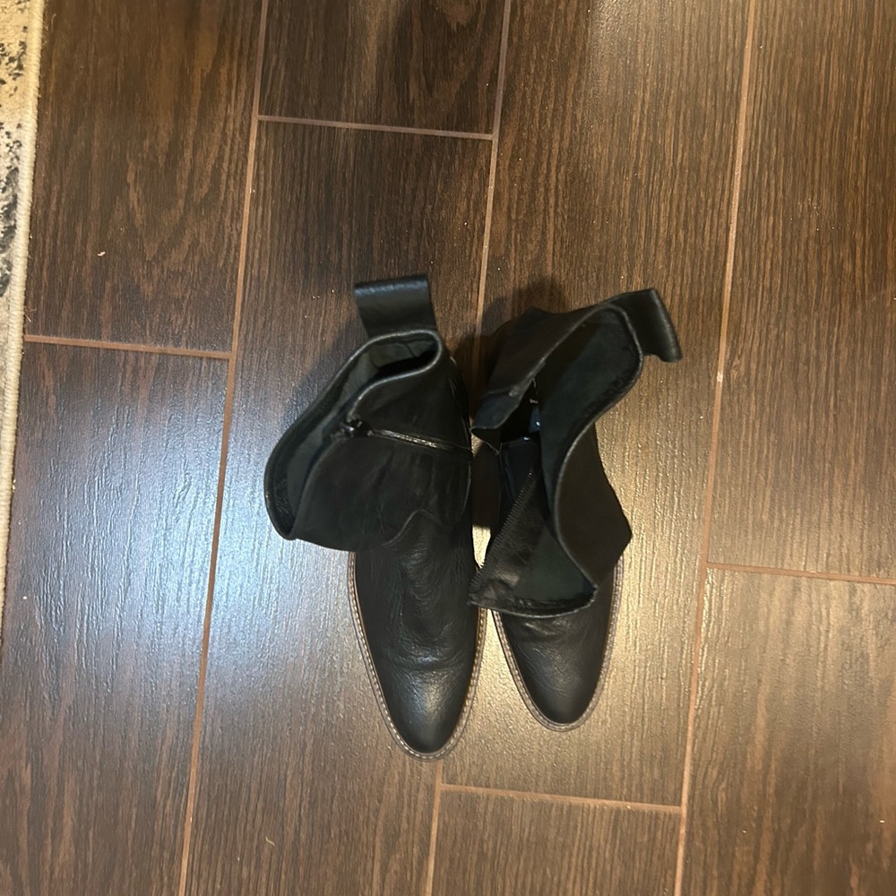 Free People Black Ankle Booties